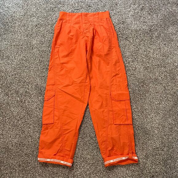 Free People Movement orange cargo pants size XS - Picture 2 of 10